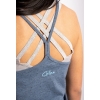 Top wspinaczkowy damski Chillaz EL-BRA CREME STRIPES